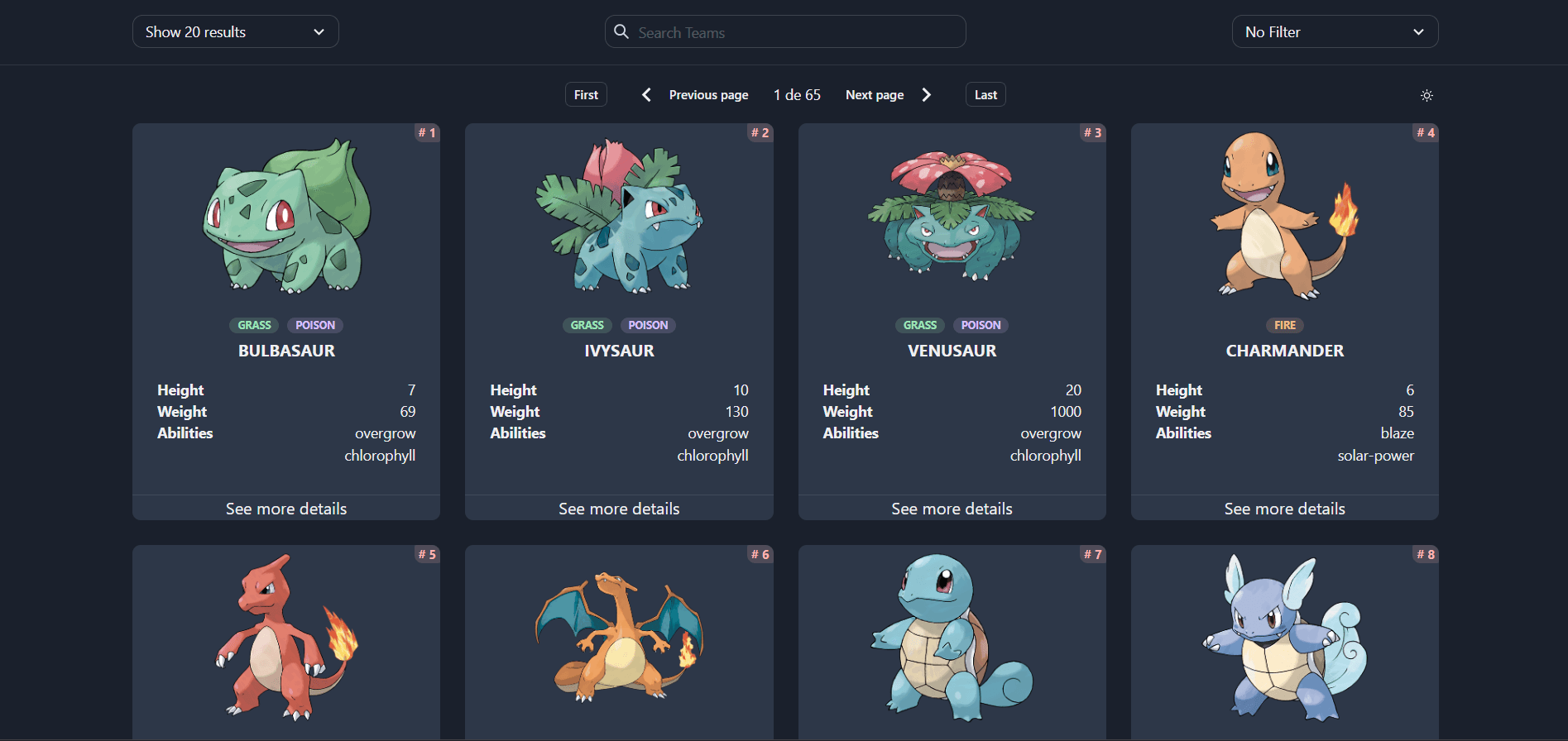 screenshot from PokeDelta web
